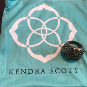 Kendra Scott Antique Brass Statement Ring